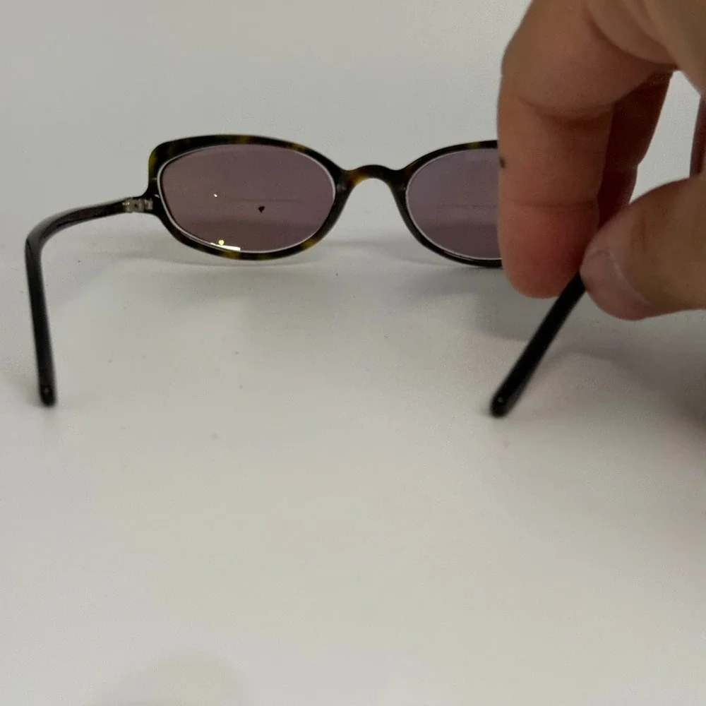 Vera Wang Luxe Librarian Tortoise Shell Oval Eyeglasses 49-17-135